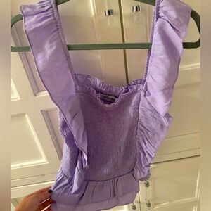 Purple DO+BE tank top, size M